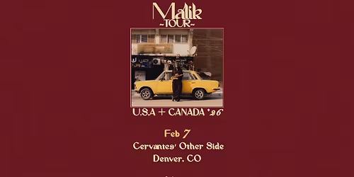 Venna - Malik Tour