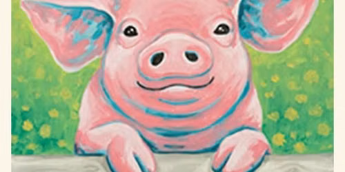 "Poppy the Pig" Painting Party!! 