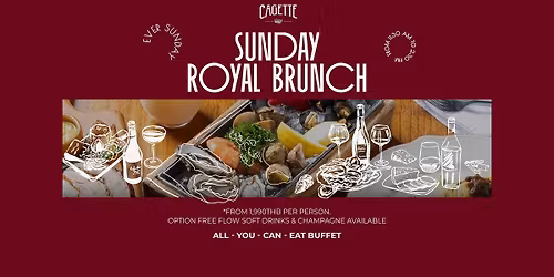 SUNDAY ROYAL BRUNCH \u2600\ufe0f