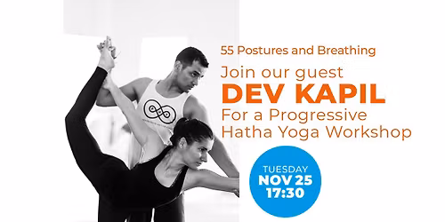 PROGRESSIVE HATHA YOGA - Bikram Extended Workshop with Dev Kapil