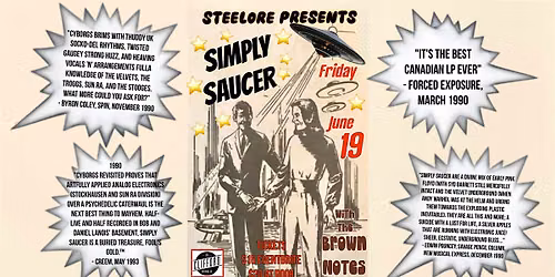 Steelore Presents Simply Saucer with The Brown Notes