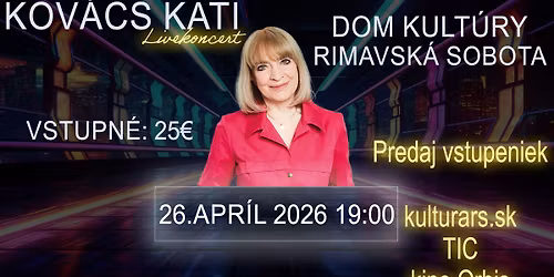 KOV\u00c1CS KATI TOUR 2026