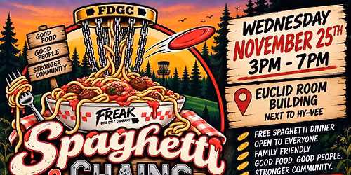 Spaghetti & Chains- FREE FOOD! 