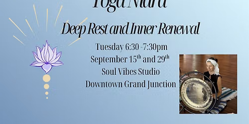Yoga Nidra - Give yourself the gift of deep rest and inner renewal.