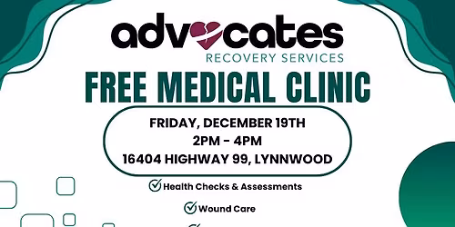 \ud83d\udccd FREE Medical Clinic + Free Meal | Lynnwood, WA