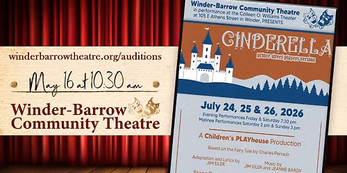 CINDERELLA, Prince Street Players Version at WBCT