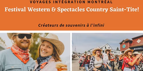 Journ\u00e9e Festival western de Saint-Tite!  