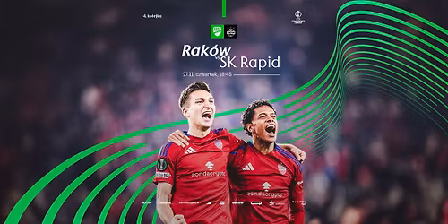 #UECL | Rak\u00f3w Cz\u0119stochowa - SK Rapid