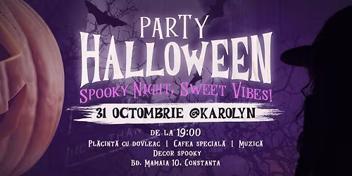 \ud83d\udc7b HALLOWEEN @ KAROLYN \u2014 not your usual coffee night! \ud83c\udf83