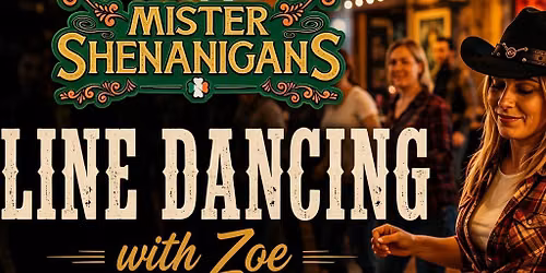 Line Dancing Classes with Zoe at Mister Shenanigans