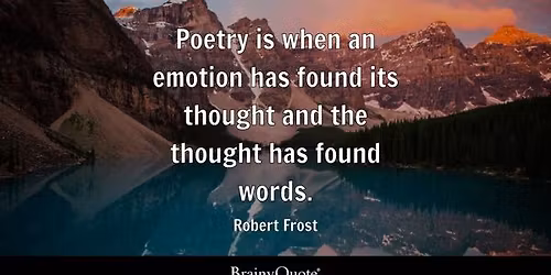 Columbia Poetry Group Meeting