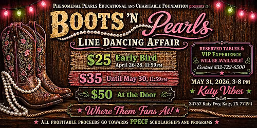 Boots \u2018n Pearls Line Dancing Affair