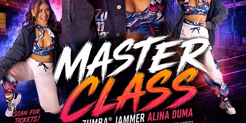 ZUMBA\u00ae MASTER CLASS WITH ZUMBA\u00ae JAMMER ALINA DUMA