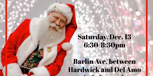 Stroll with Santa Under the Barlin Ave. Lights