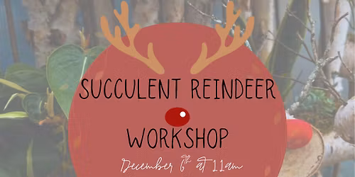 Succulent Reindeer Workshop