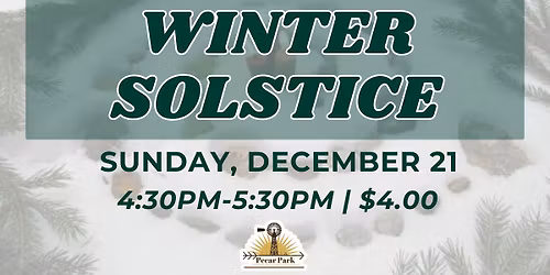 Winter Solstice at Pecar Nature Center