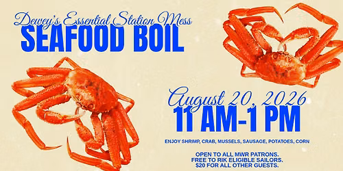 Dewey's August Seafood Boil