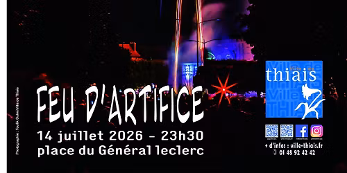 Feu d'artifice du 14 juillet