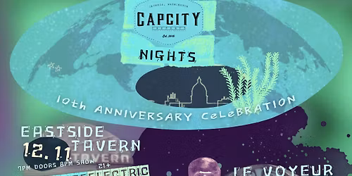 Seaside Tryst + Fuzzy Math + Aurora Veils at Le Voyeur