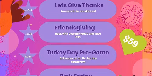 GLAM CAMP Wednesday - Turkey Day Pre-Game