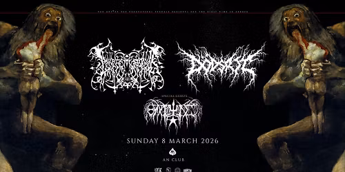 LAMP OF MURMUUR (USA) with D\u00d6DSRIT (SWE) and \u0398\u039b\u0399\u03a8\u0399\u03a3 Live An Club 8.3.2026