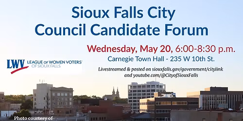 Sioux Falls City Council Candidate Forum 