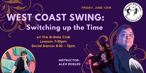 West Coast Swing Lesson & Social Dance