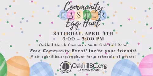 FREE Community Easter Egg Hunt