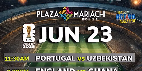 Colombia vs Congo World Cup Watch Party