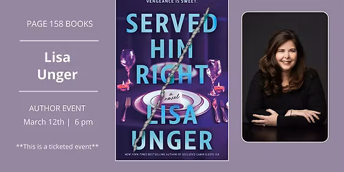 Author Event: Lisa Unger