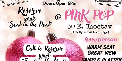 Pink Pop "Seat in the Heat" $10000 Drawing