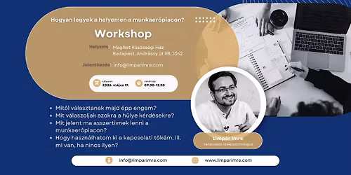 Hol tart a karrierem? Hogy legyek a helyemen a munkaer\u0151piacon? - Workshop 