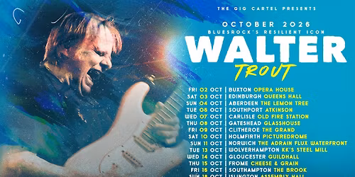 Walter Trout \/\/ Norwich The Adrian Flux Waterfront