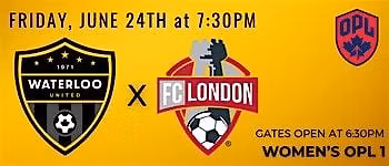 OPL1: Waterloo United Women vs FC London Women