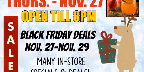 Moonlight Madness Sip & Save Event