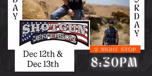 Shotgun Jefferson at the Flying X Saloon - Havasu AZ