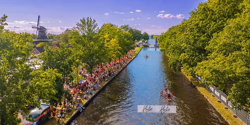 Drakenbootrace op Erica — Verlengde Vaart ZZ, Erica, Nederland