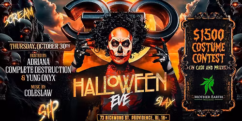 Halloween Eve (Thurs 10\/30)