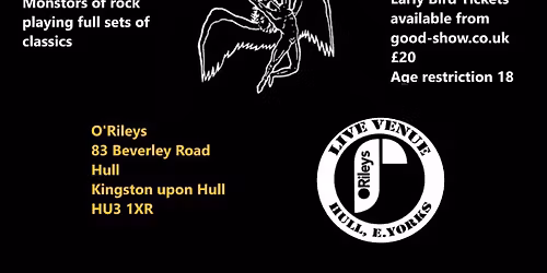 Monsters of Rock - Purple, Sabbotage & Lead Zeppeling at O'Rileys