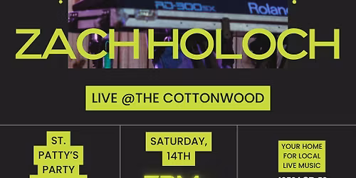 ZACH HOLOCH LIVE @ THE COTTONWOOD