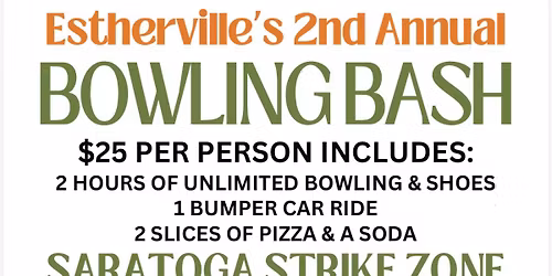 Esthervilles 2nd Annual Bowling Bash