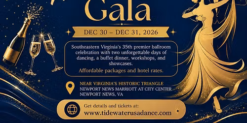 35th NYE Gala in Southeastern Virginia