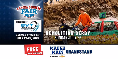 The Demolition Derby - Anoka County Fair
