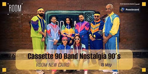 Cassette 90 band nostalgia 90\u2019s at Room New Cairo