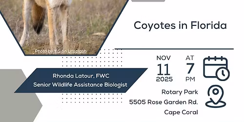 November General Meeting - Coyotes In Florida