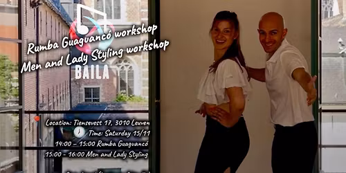 Rumba Guaguanc\u00f3 - Men and Lady Styling workshops