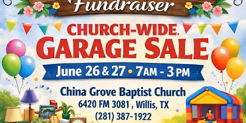 Garage Sale Fundraiser