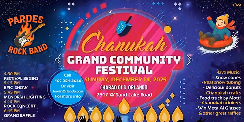 GRAND Chanukah Community Festival \ud83d\udd4e