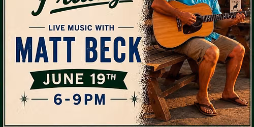 Live Music with Matt Beck at Dog Bar Sarasota 