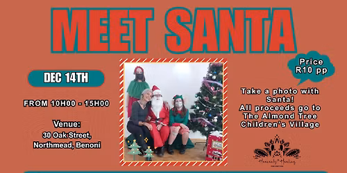 Photos with Santa \u2013 Supporting The Almond Tree Children\u2019s Village \ud83c\udf84
